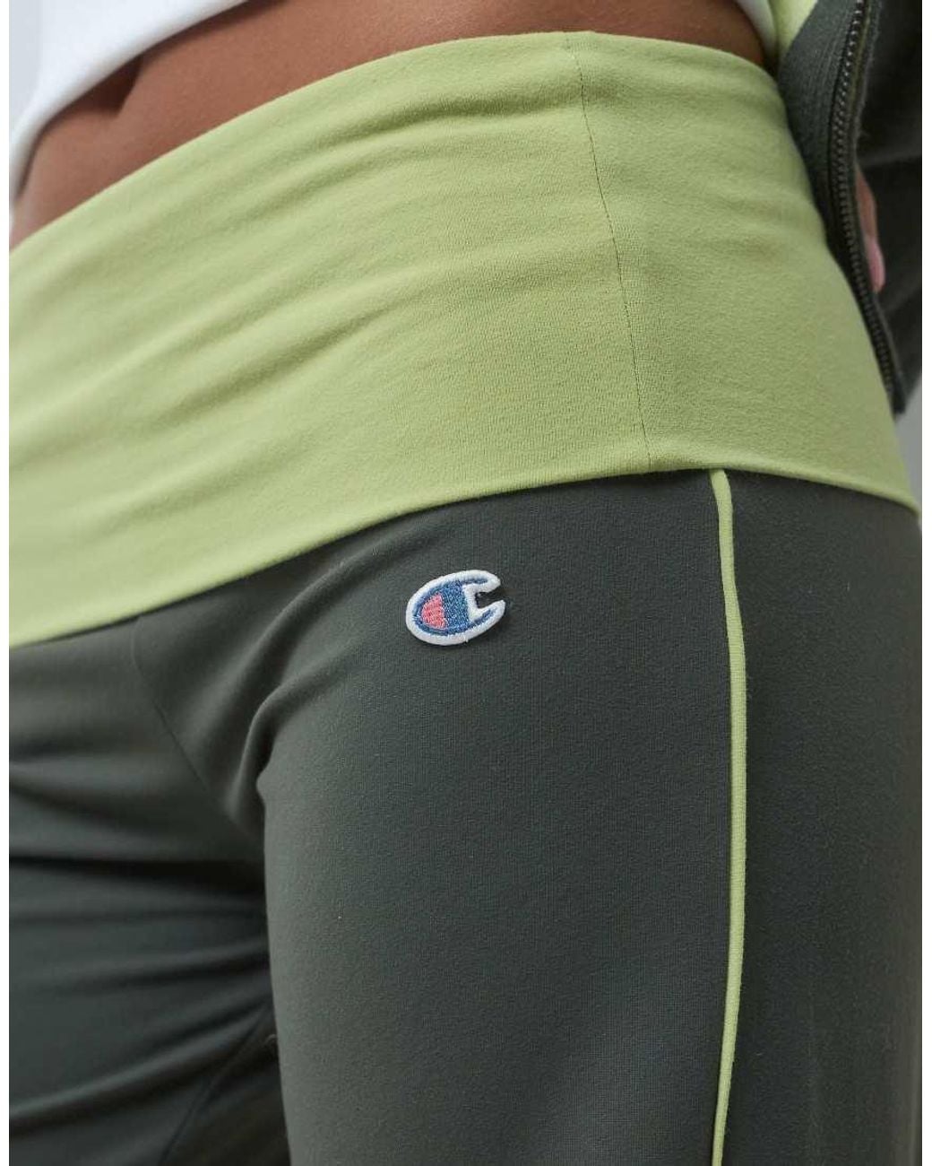 Champion Green Future Memories Fold Over Waistband Pants
