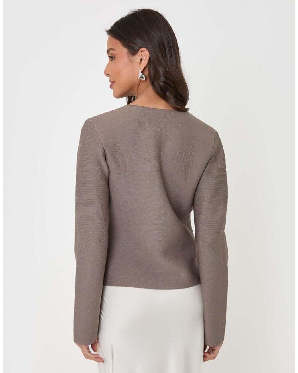 Threadbare Gray Button V-Neck Cardigan