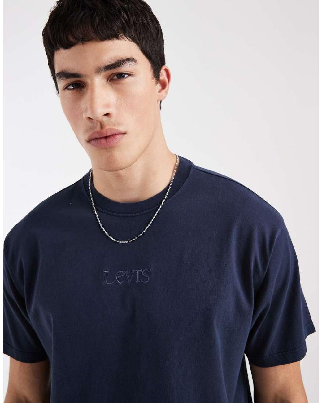 Levi's Blue Chest Logo T-Shirt for men