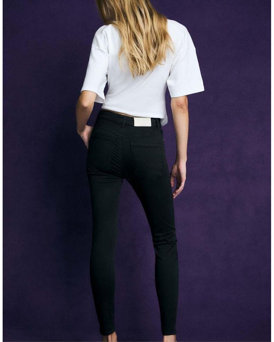 Stradivarius Blue Tall D07 Regular Waist Skinny Jeans