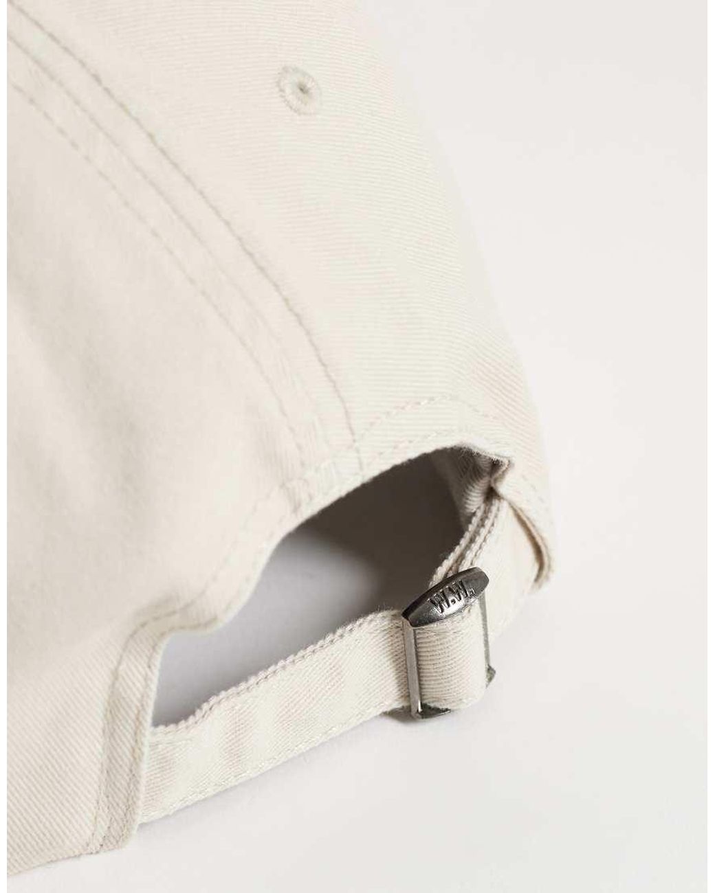 DOUBLE A by WOOD WOOD White 100% Cotton Aa Logo Cap for men