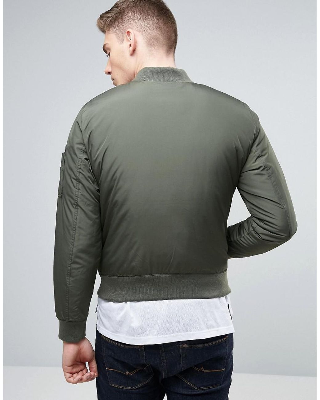 Hooded Bomber Jacket Hollister Outlet 