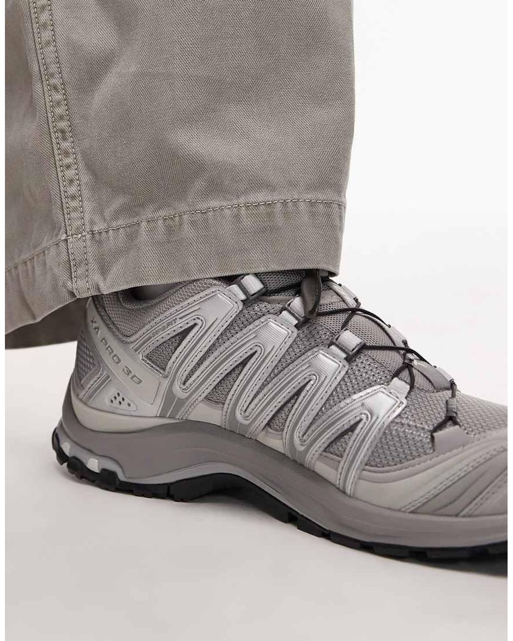 Salomon Gray Xa Pro 3d Trainers