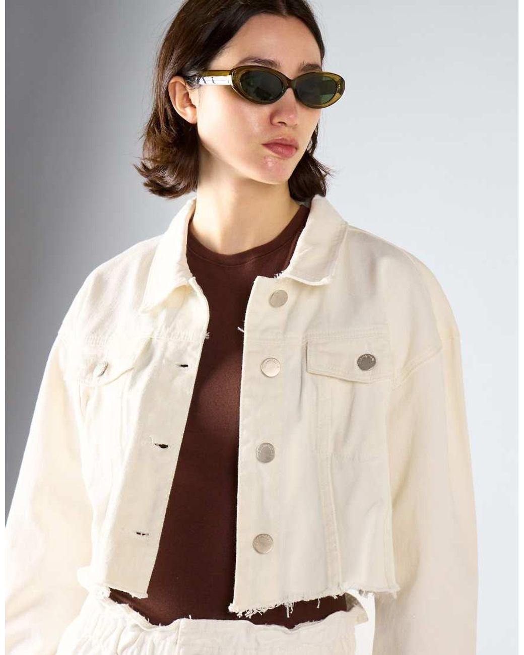 Glamorous White Denim Jacket