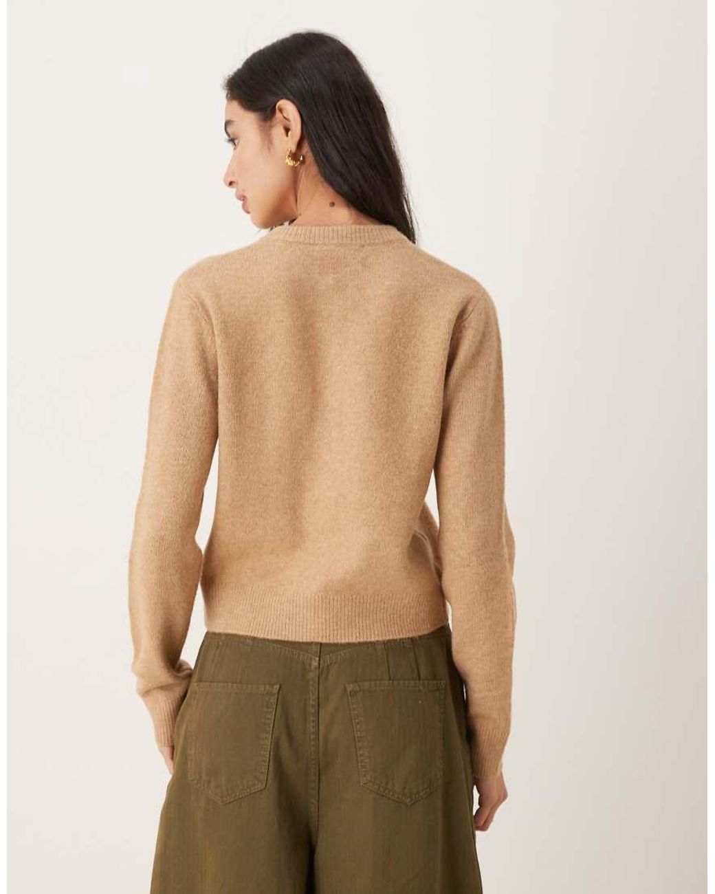 Mango Natural Compact Knit Cardigan