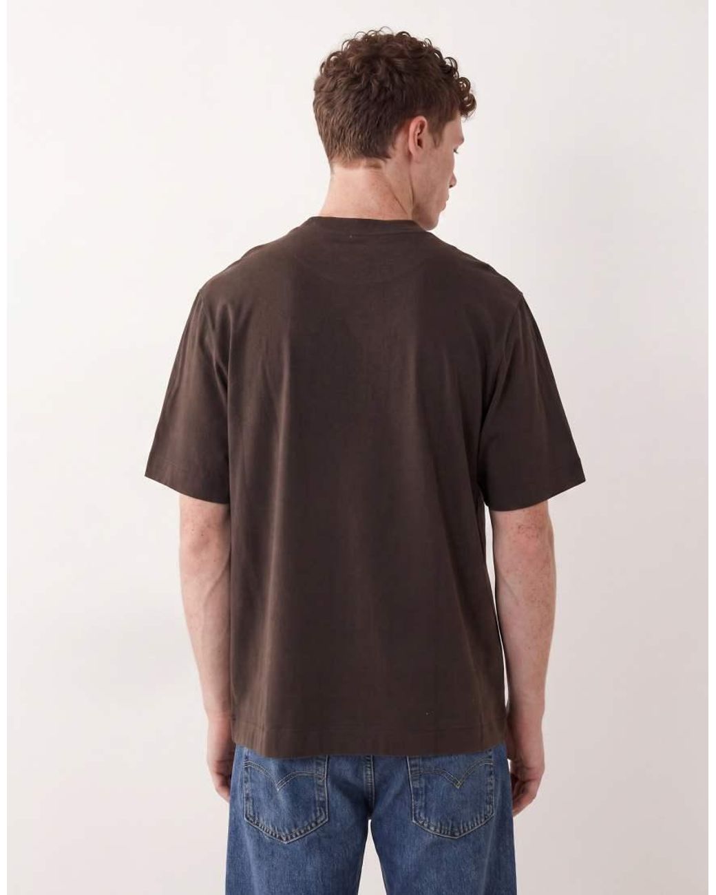 Abercrombie & Fitch Brown Heavyweight T-Shirt for men