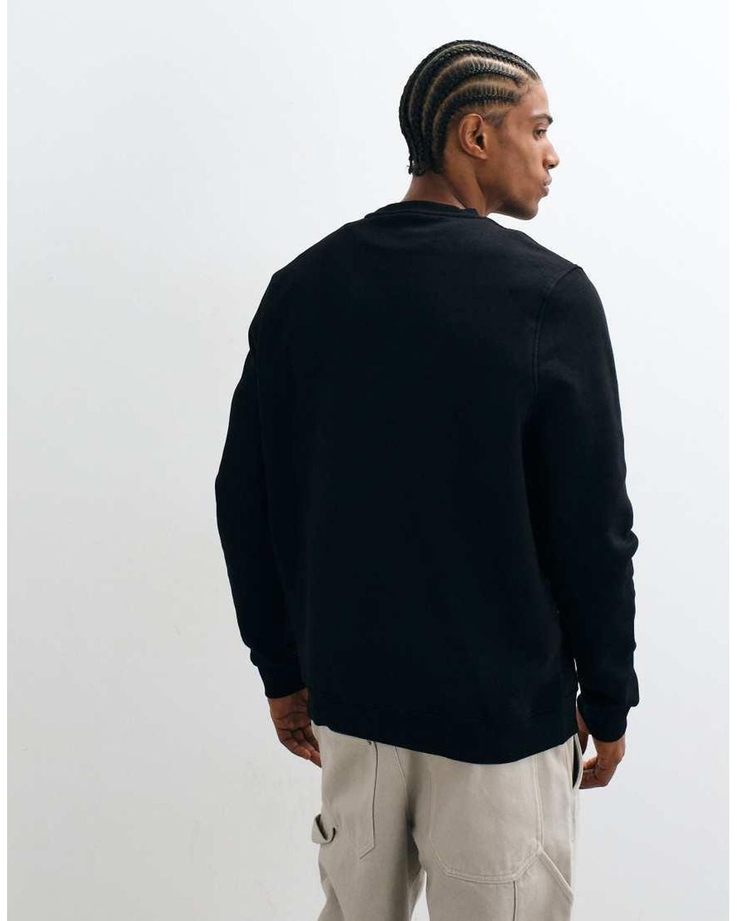 ASOS Black Essentials Sweatshirt for men
