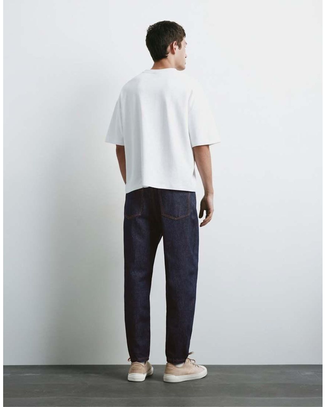 Pull&Bear Gray Standard Jeans for men