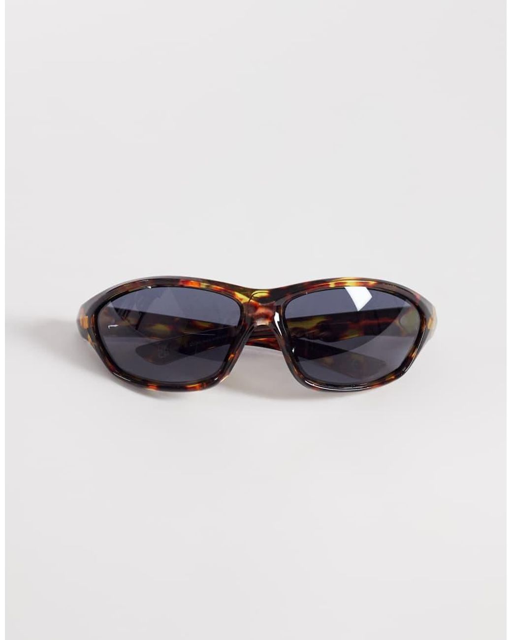 ASOS Blue Wrap Sunglasses for men