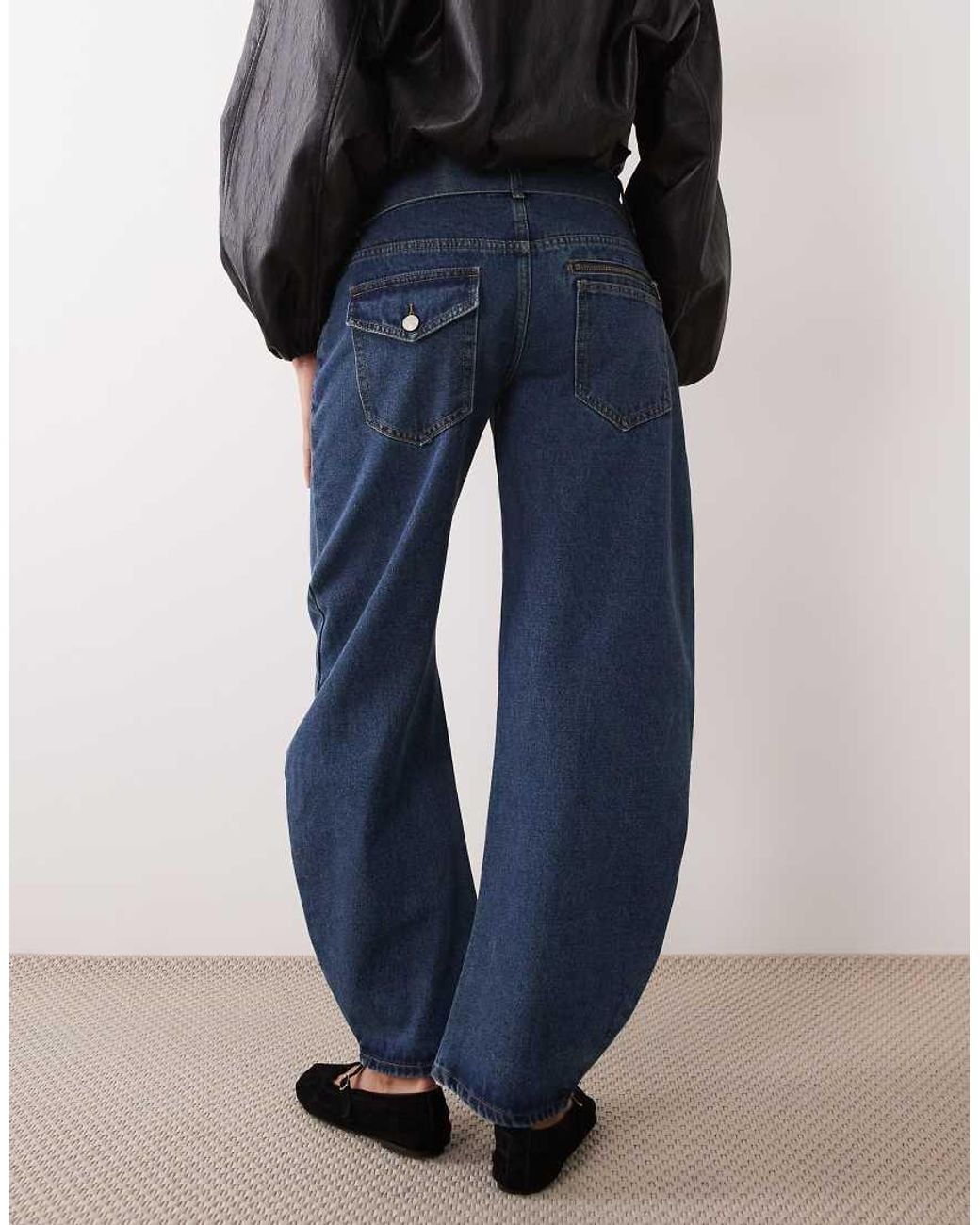 Lioness Blue Dynasty Balloon Jean With Belt Detail