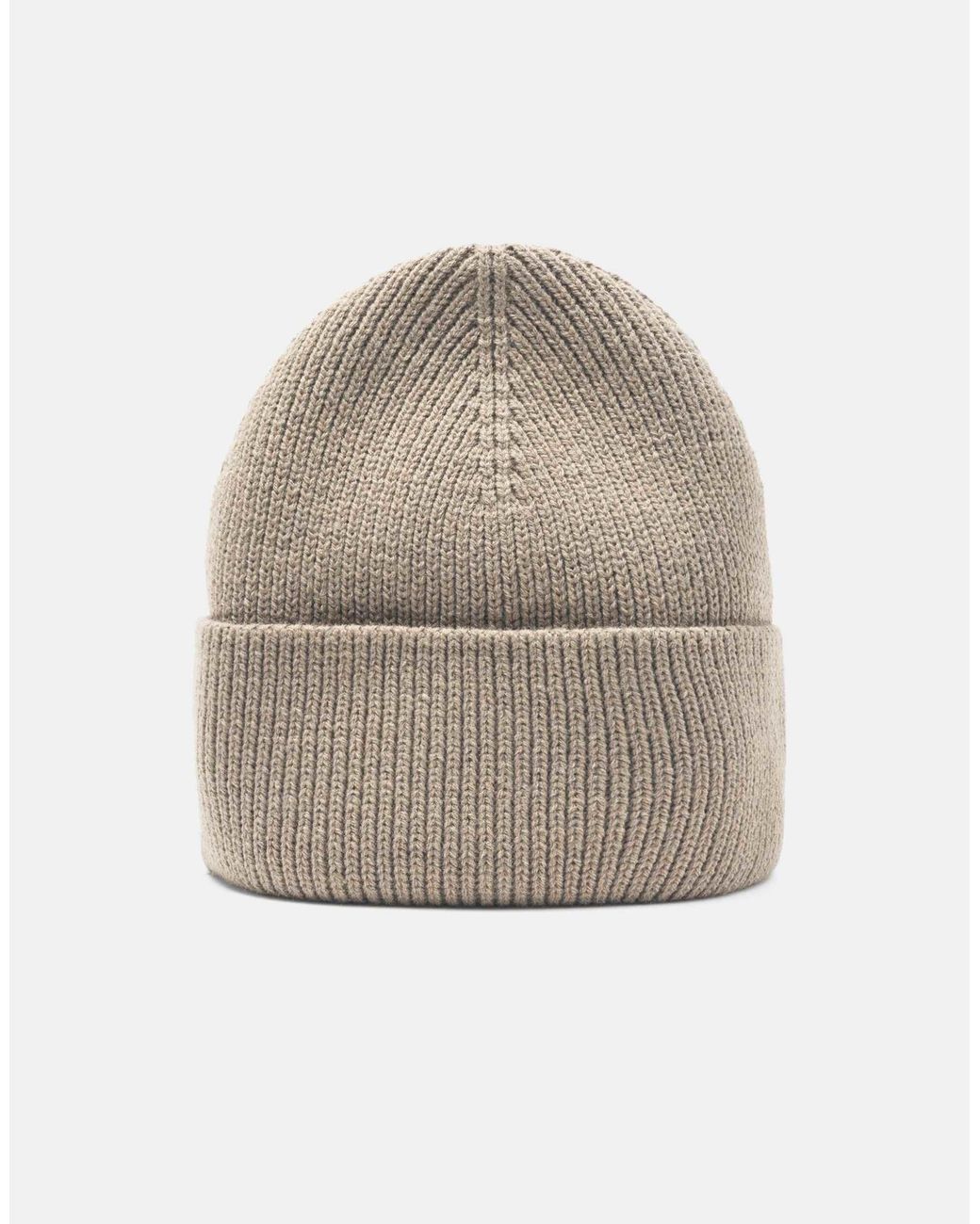 Pull&Bear Basic beanie in Natural für Herren
