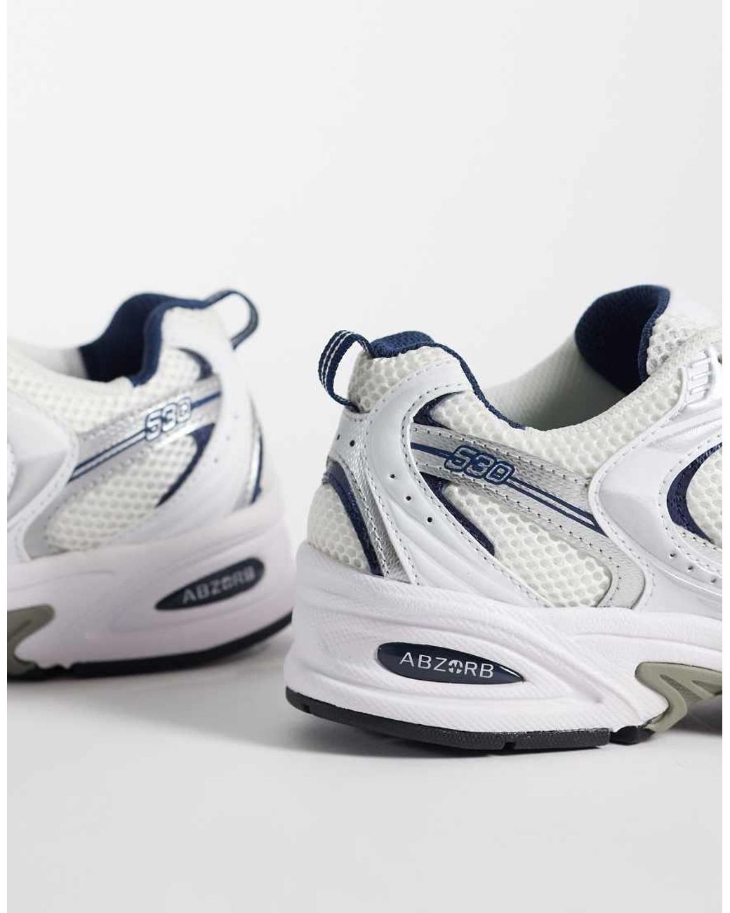 New Balance White 530 Trainers