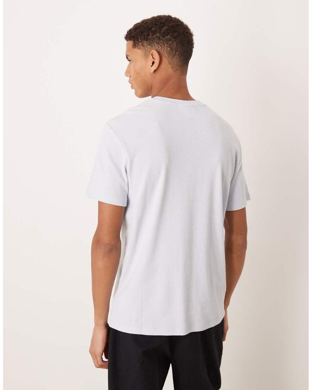 Calvin Klein White Badge Waffle T-shirt for men