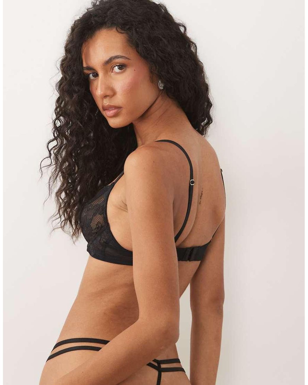 Ann Summers Black Sexy Lace String Thong