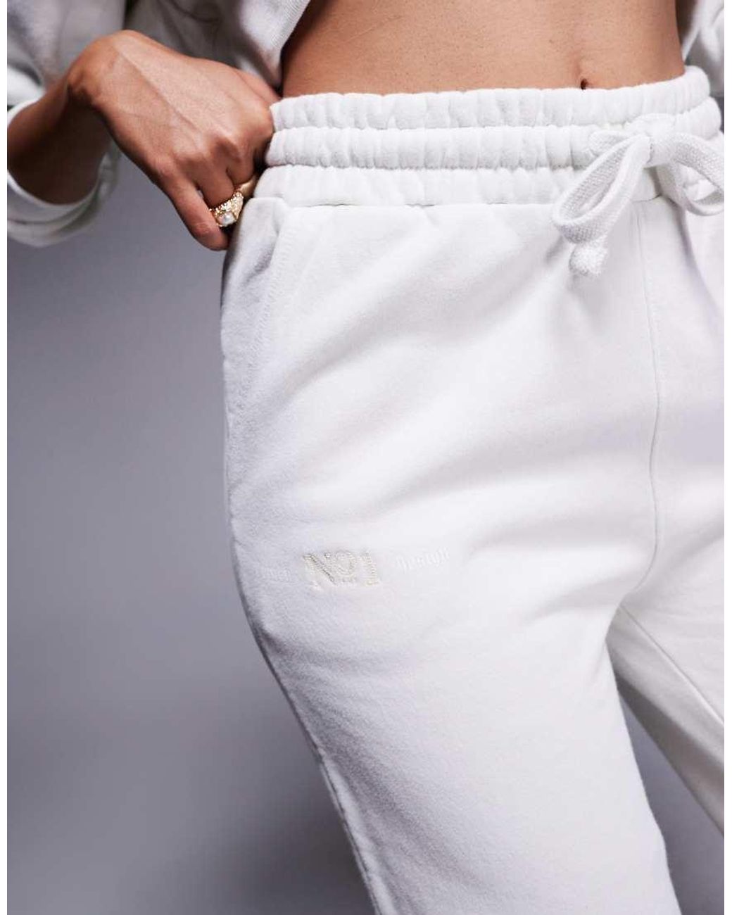 Good For Nothing Blue Relaxed Wide Leg Jogger