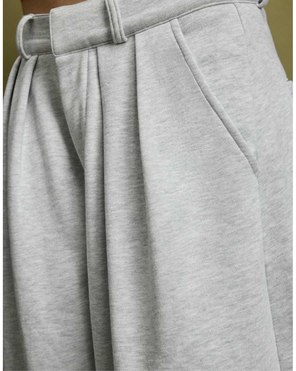 Stradivarius Green Volumised Pleated joggers