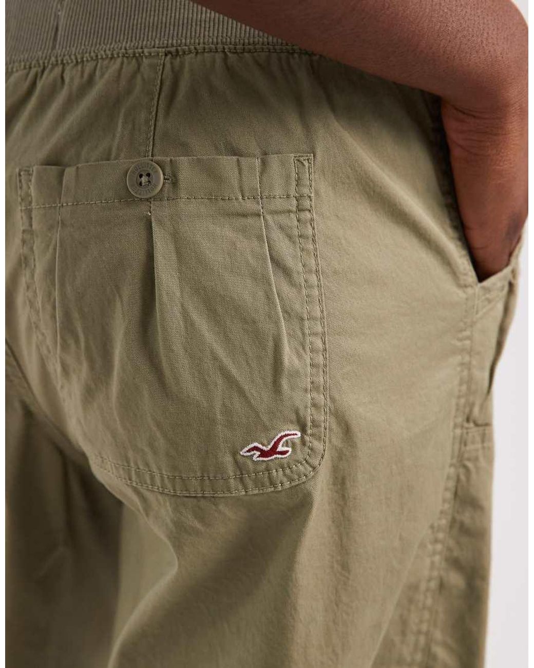 Hollister Green Y2k Low Rise Utility Pull On Pants