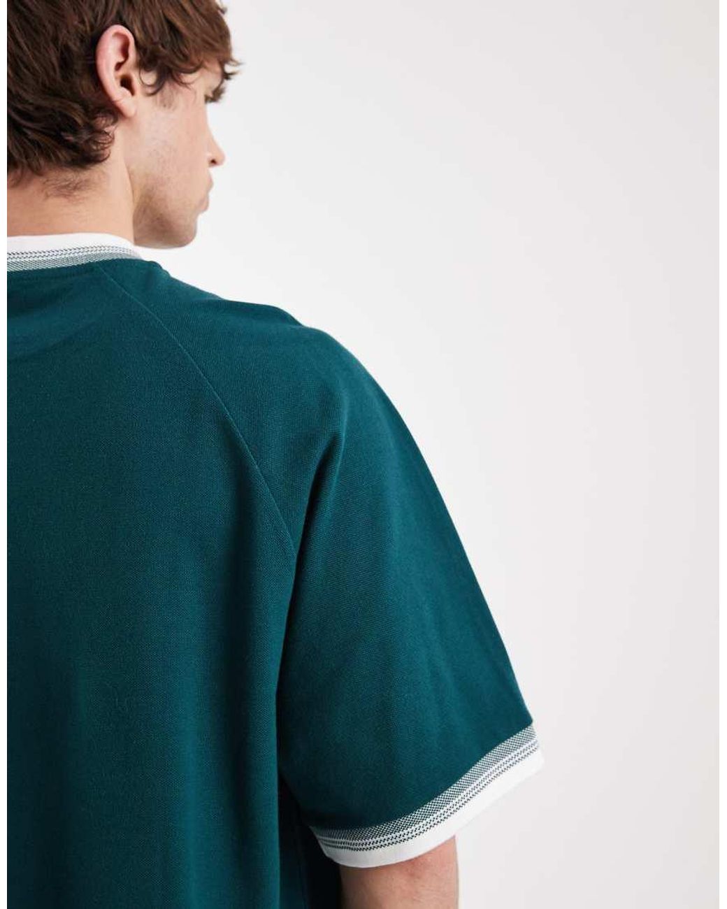ASOS Green Heavyweight Oversized T-shirt for men