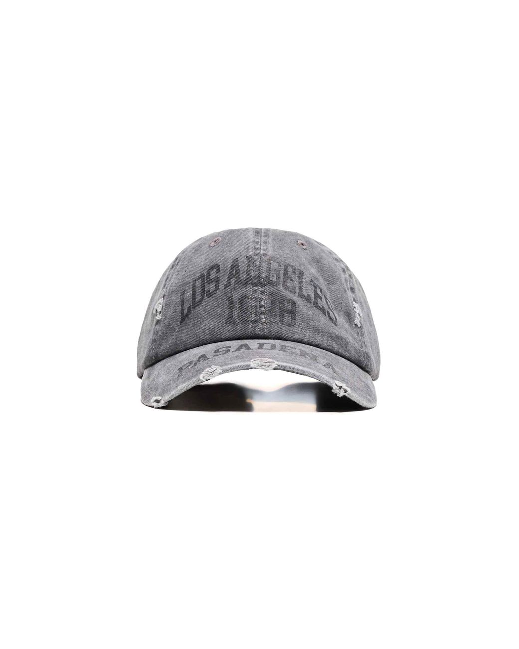 Bershka Gray Cap mit washed-effekt