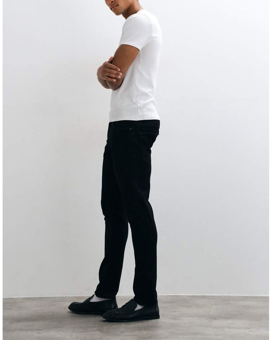 New Look White Slim Jeans for men