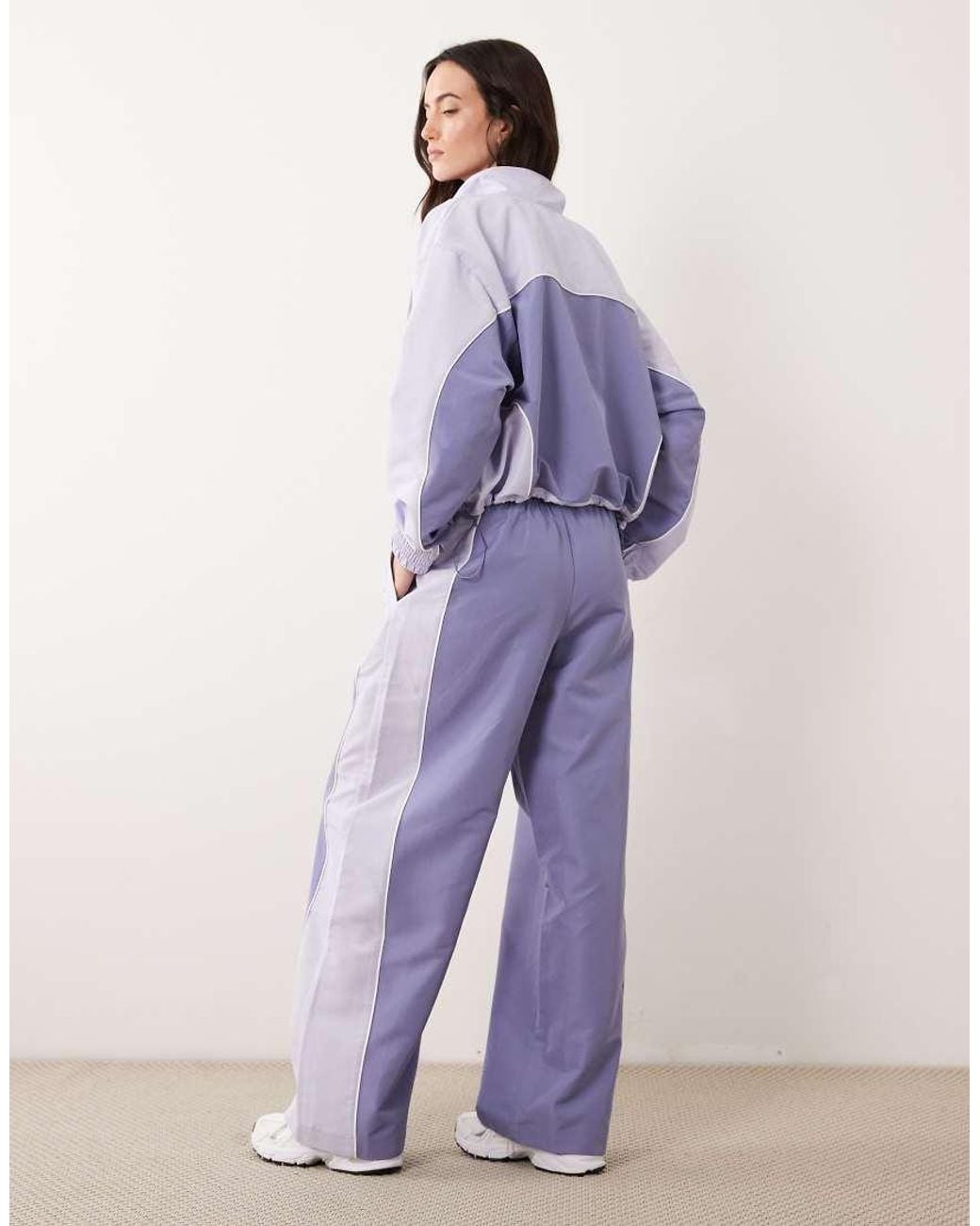 New Balance Purple Trackside Woven Pant