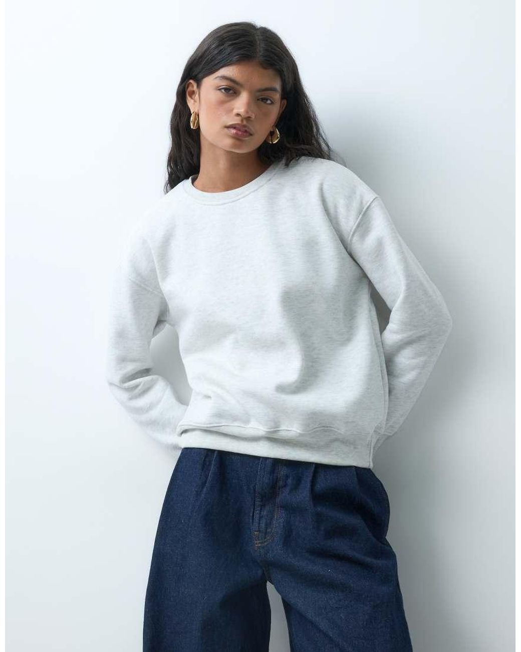 Noisy May Blue Crew Neck Sweatshirt