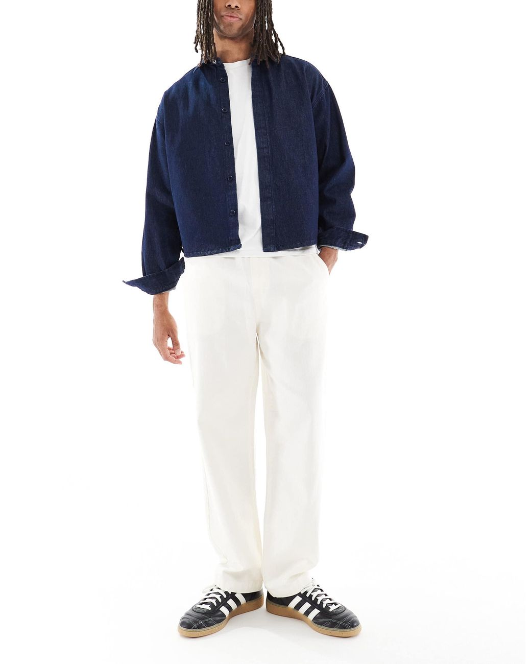 Farah Blue Greenport Drawstring Pants for men
