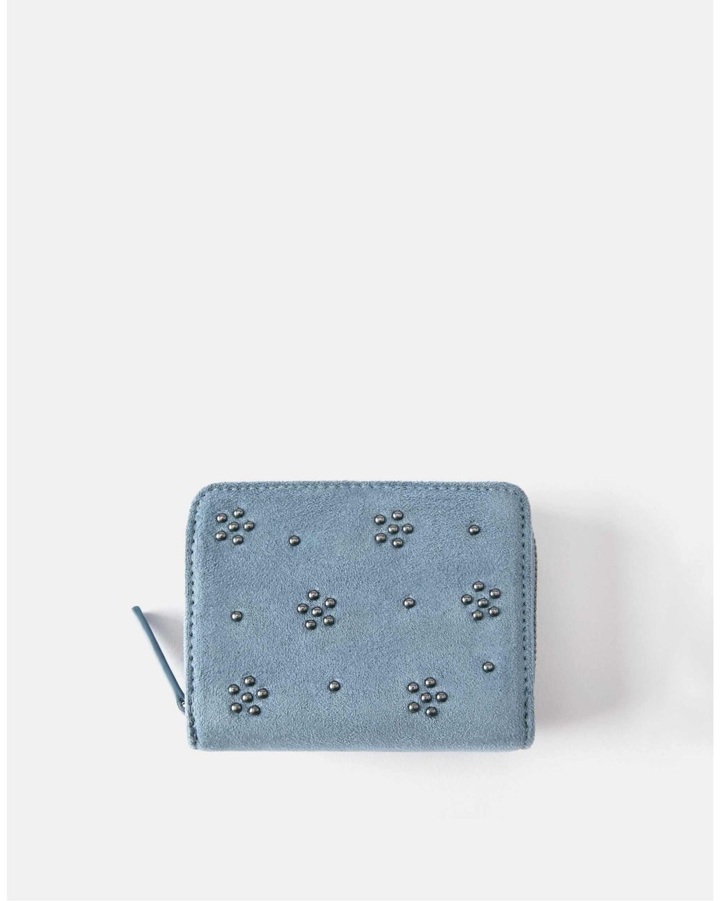 Pull&Bear Blue Geldbörse mit nieten