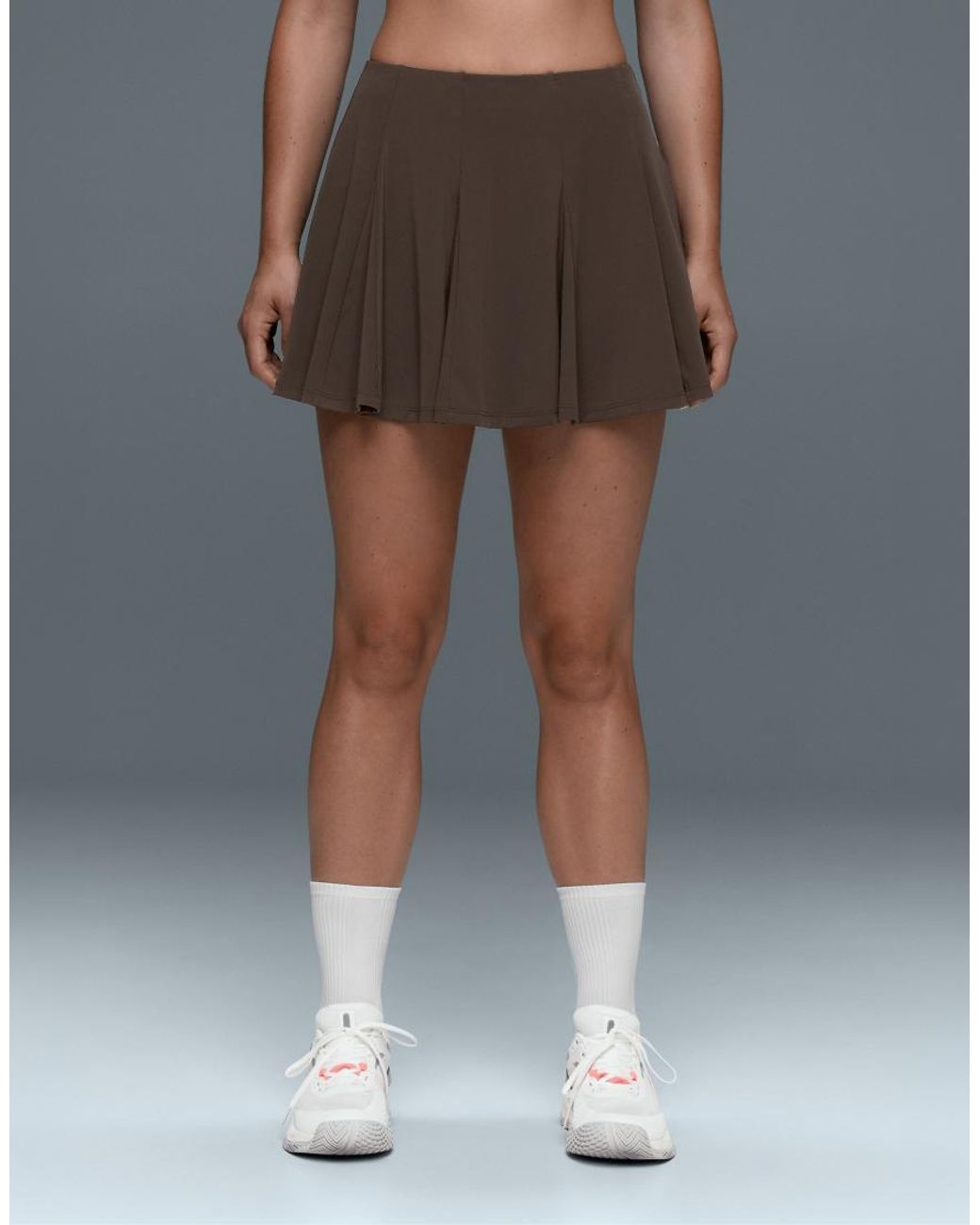Oysho Gray Light Touch Godet Short Skirt