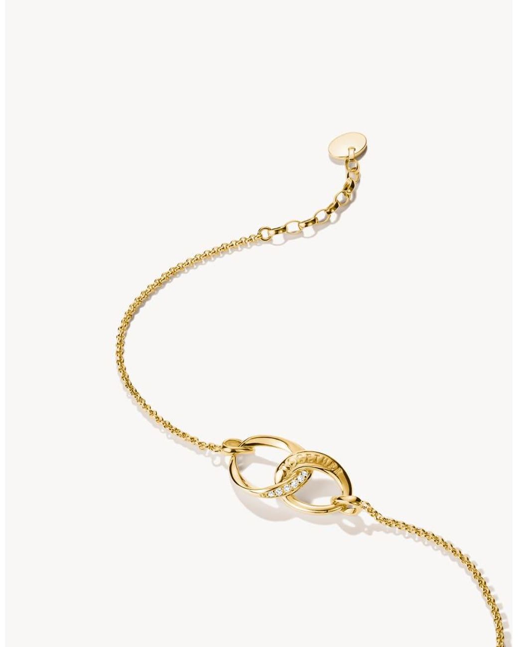 Thomas Sabo Metallic Bracelet Together With White Zirconia