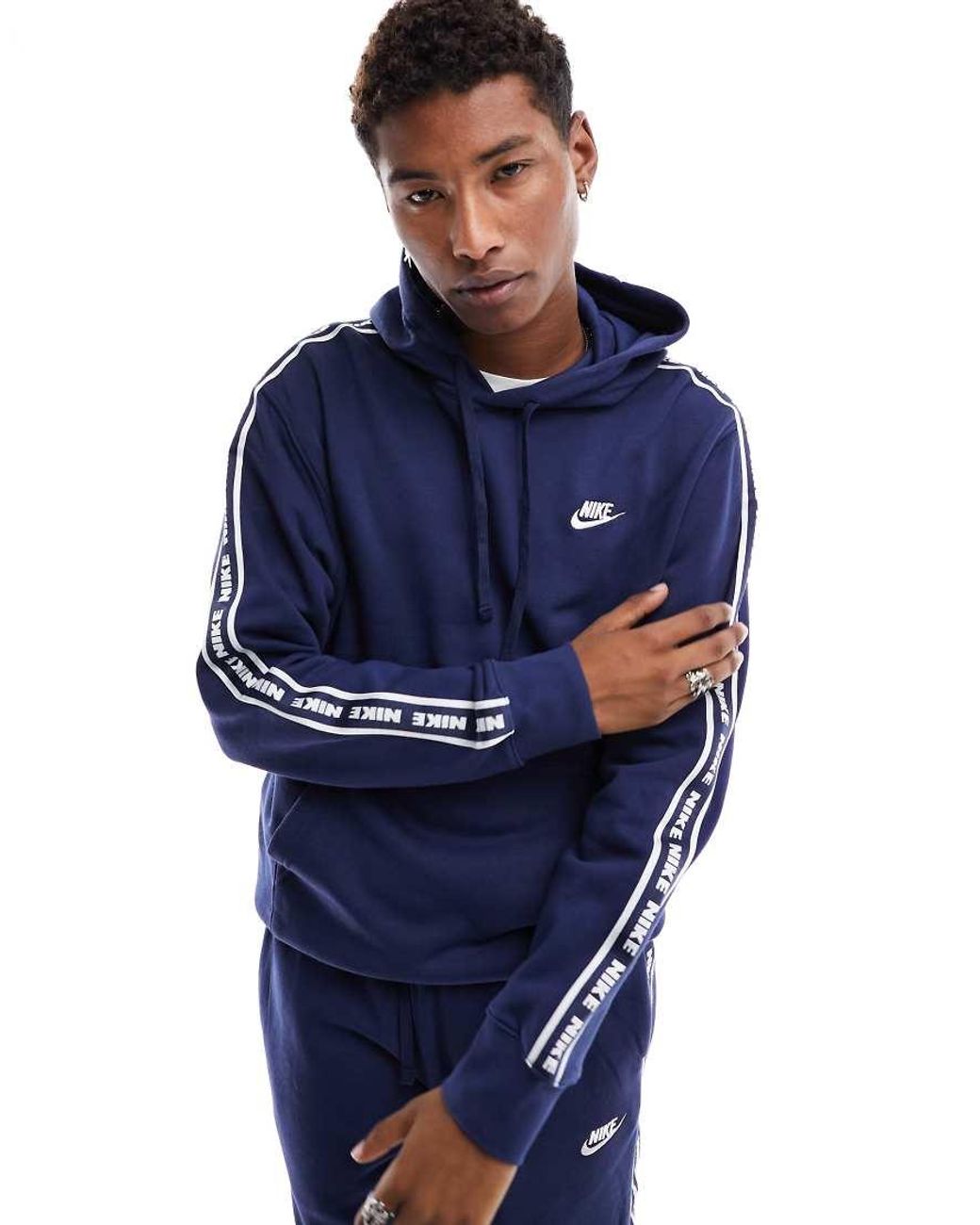 Nike tape tracksuit blue hotsell