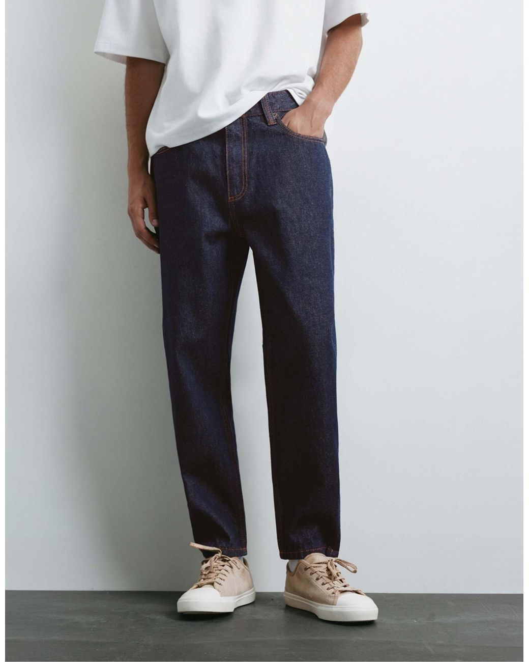 Jean standard Pull&Bear pour homme en coloris White