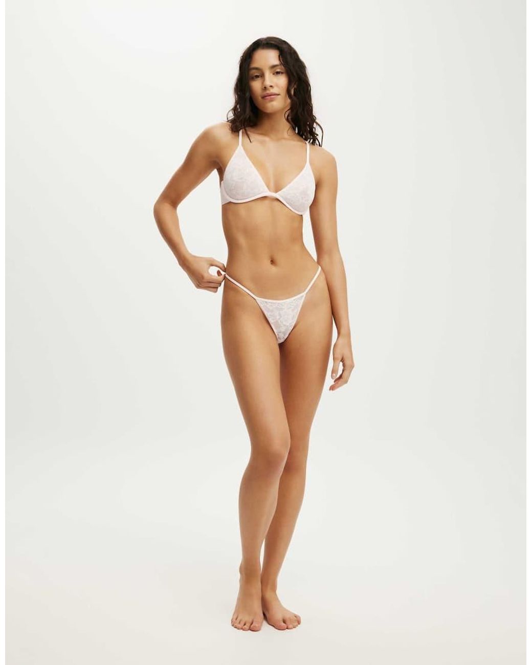 Cotton On Pink Body Bestee Plunge Bra