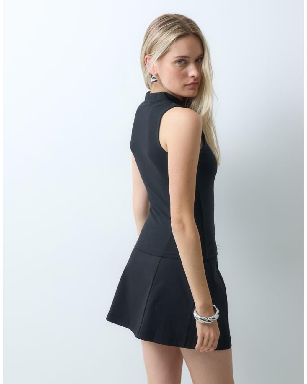 JJXX Blue Top With Keyhole Detail
