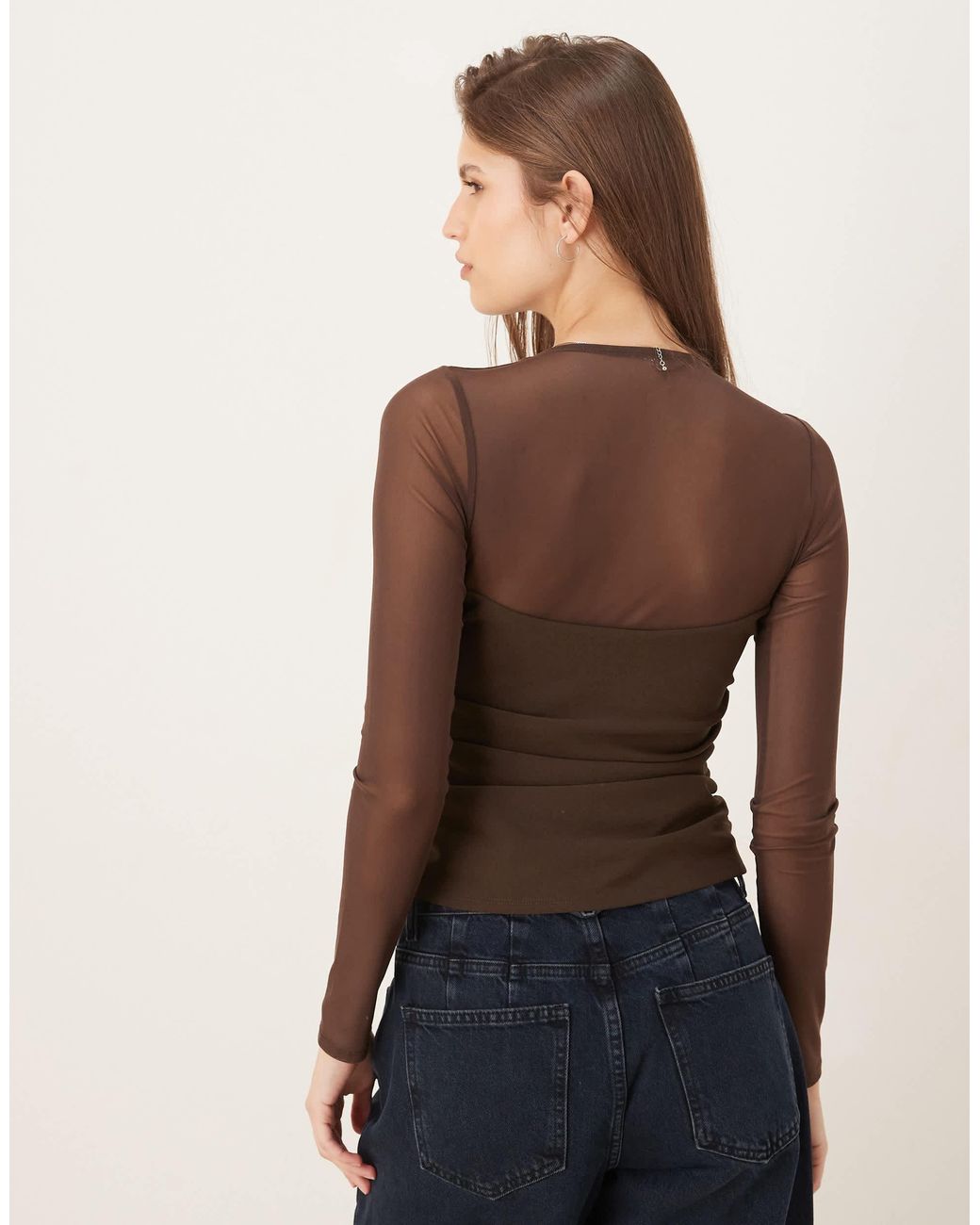 Abercrombie & Fitch Natural – bh-freies oberteil