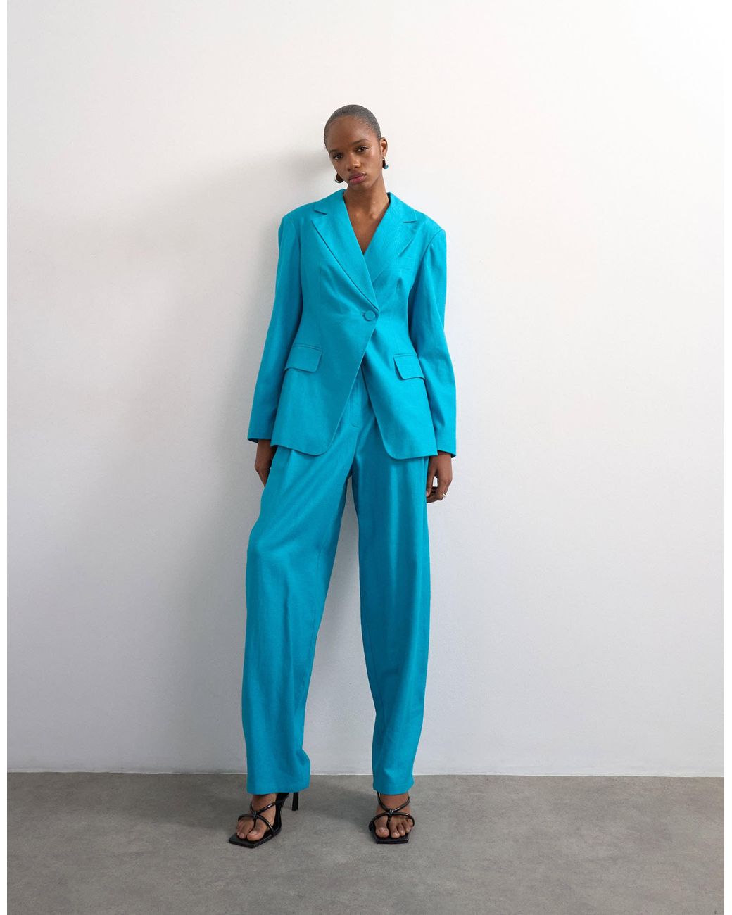 TOPSHOP Blue – taillierter blazer für besondere anlässe