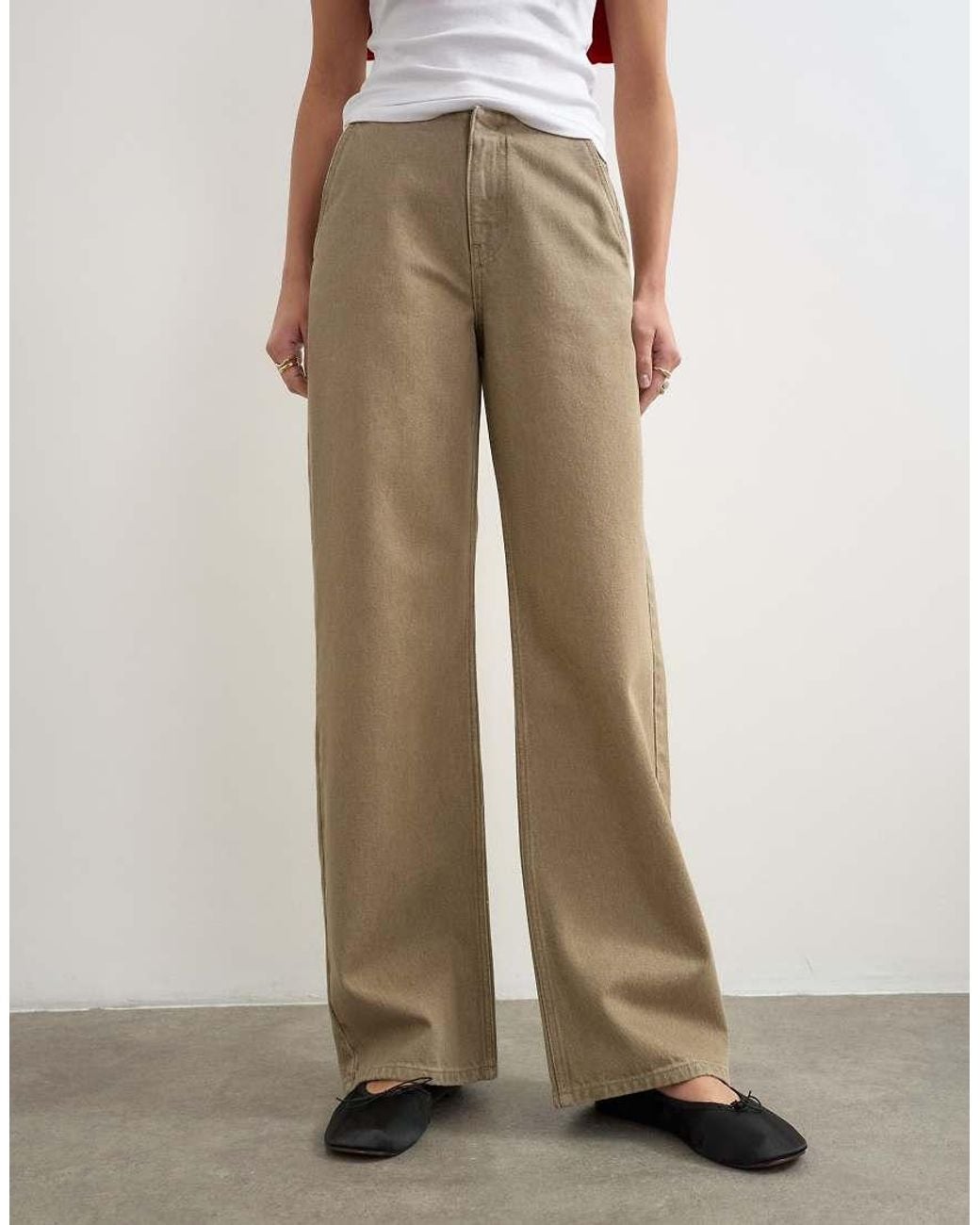 TOPSHOP Natural Waistbandless Jean