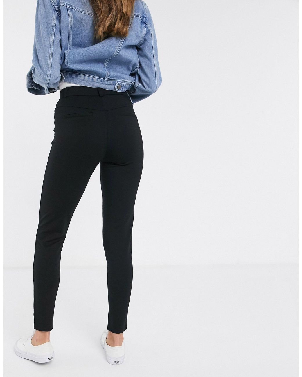 pieces high waist jeggings