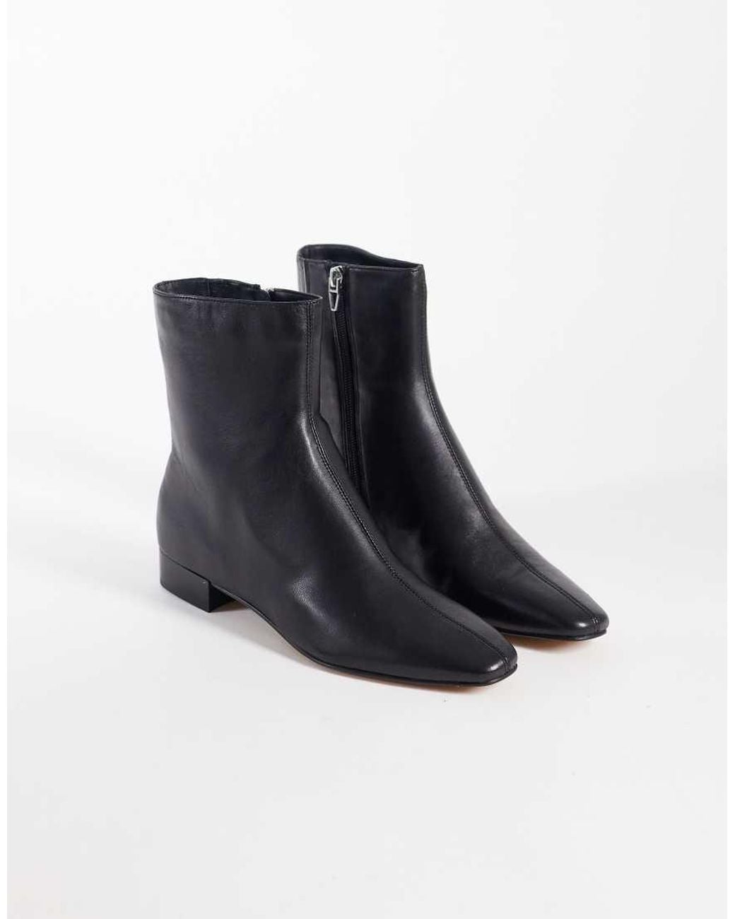 Dolce Vita Black Tarine Chisel Toe Low Ankle Boots