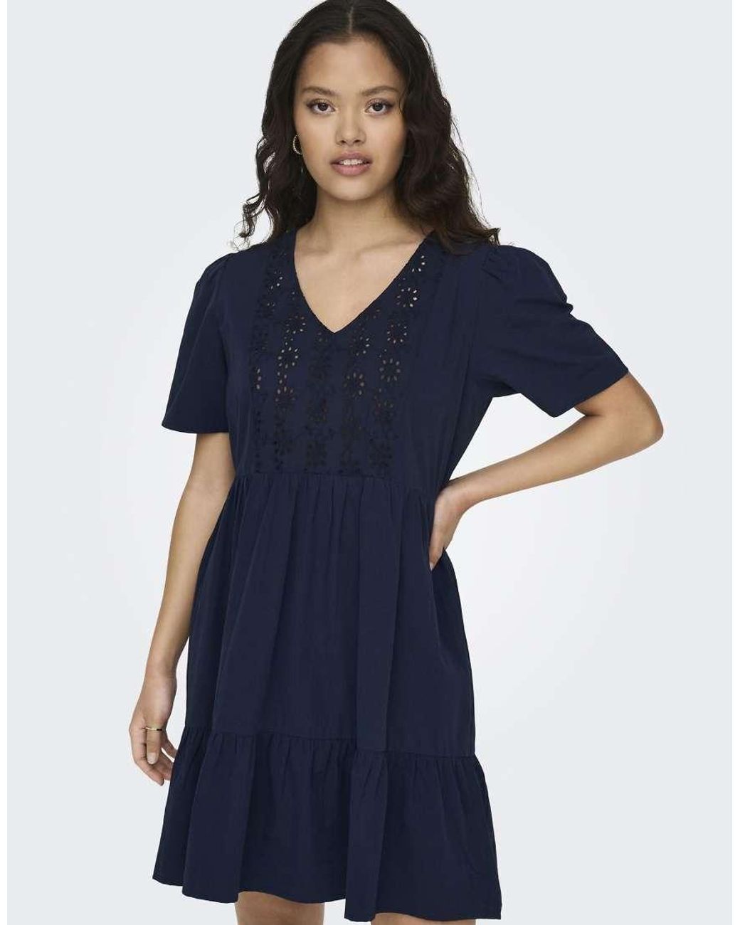 Jdy Blue Layered Dress