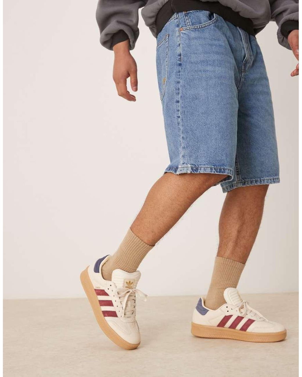 Adidas Originals White Samba Xlg Trainers for men