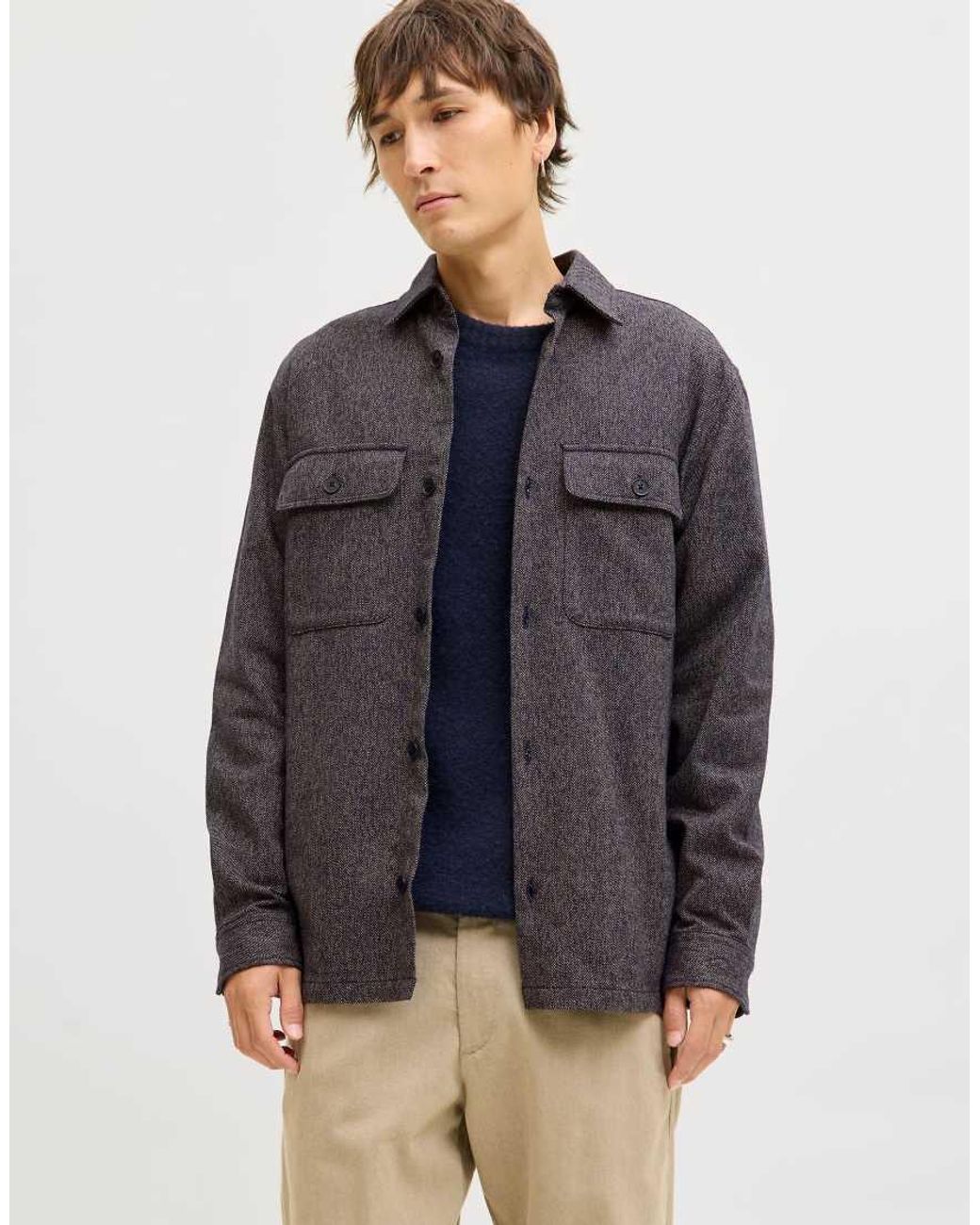 Jack & Jones Blue Overshirt for men