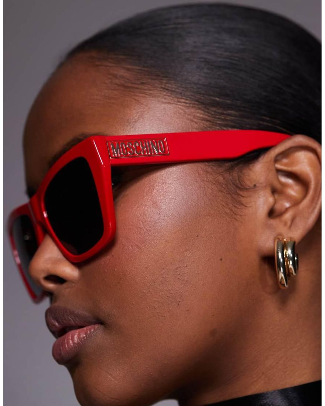 Moschino Black Moschino Square Sunglasses