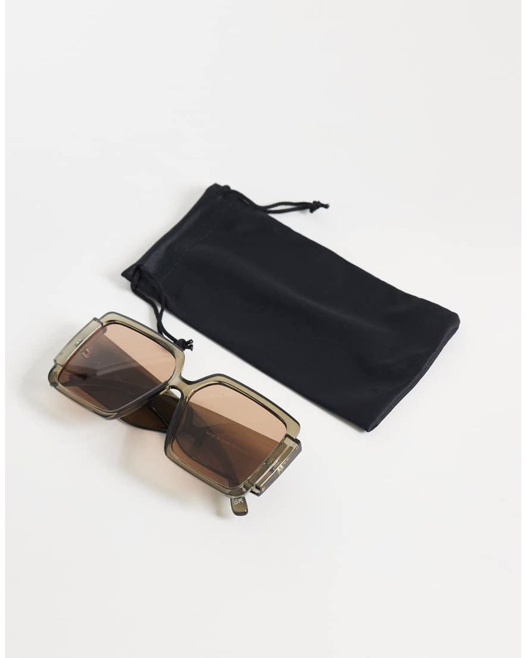 ASOS Natural Super Oversized 70s Sunglasses