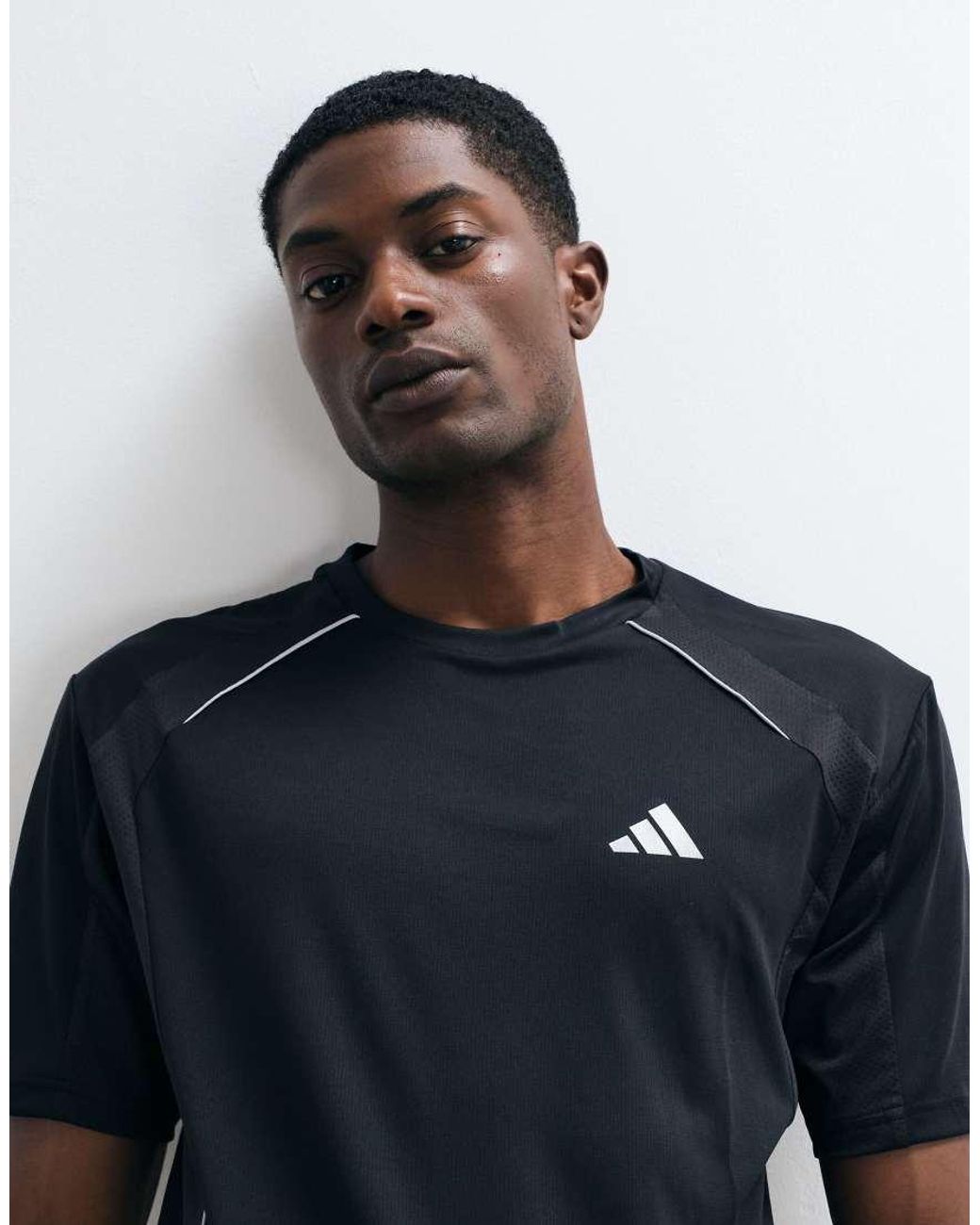 Adidas Originals Blue Adidas Training Tech T-shirt for men