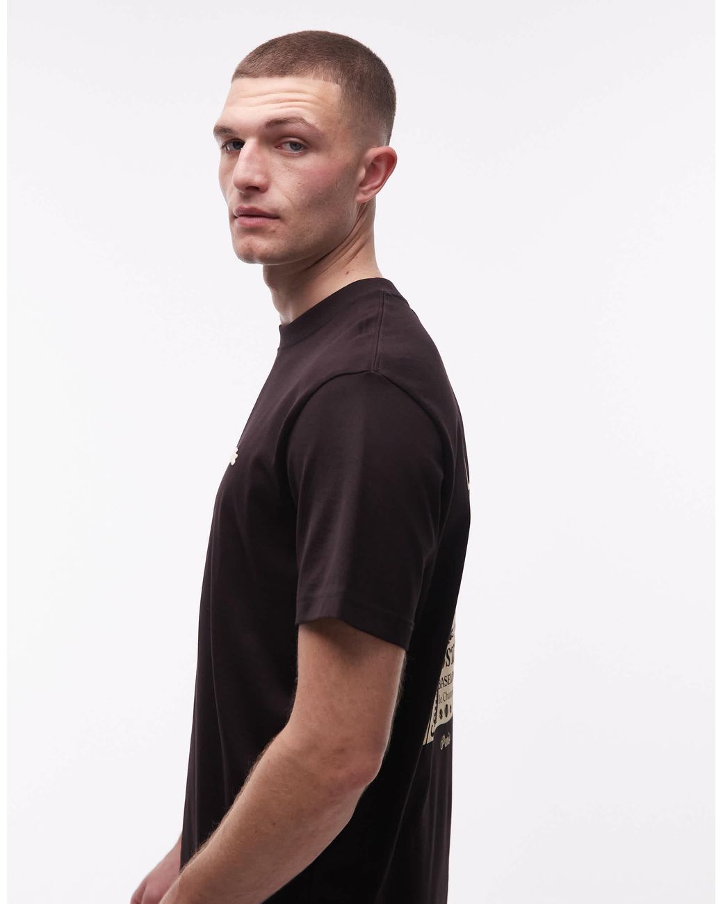 Lacoste – t-shirt in Black für Herren