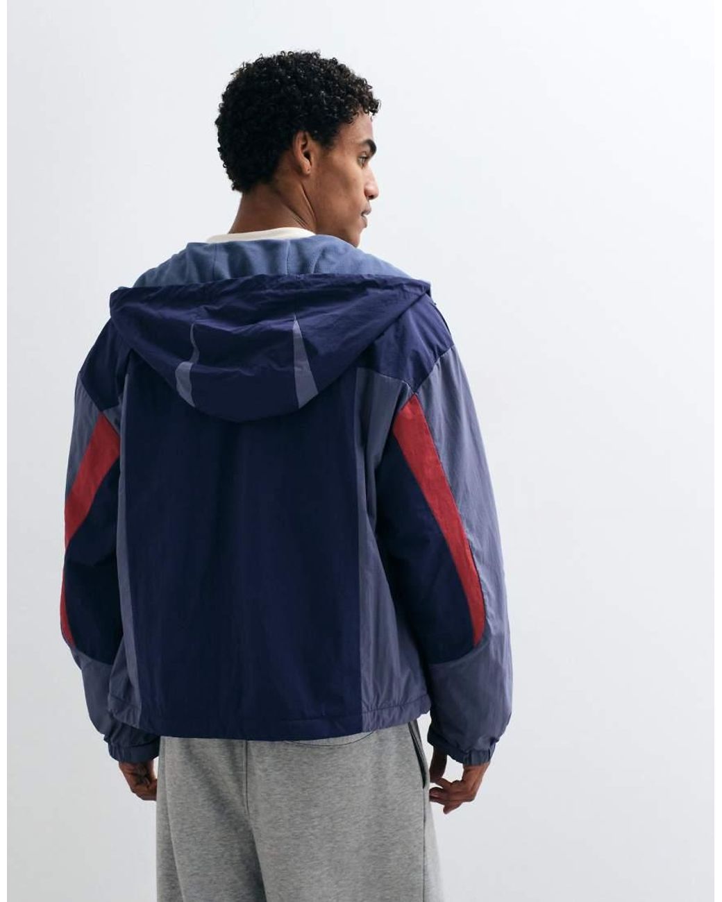 Collusion Blue Techy Fleece Lined Ski Jacket for men