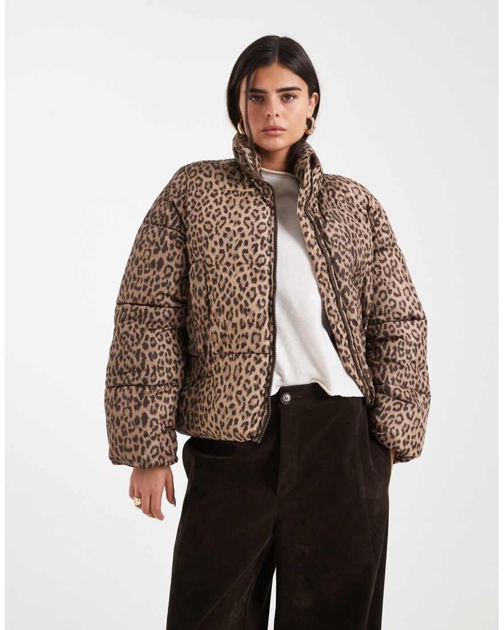 Vero Moda Brown Short Puffer Jacket