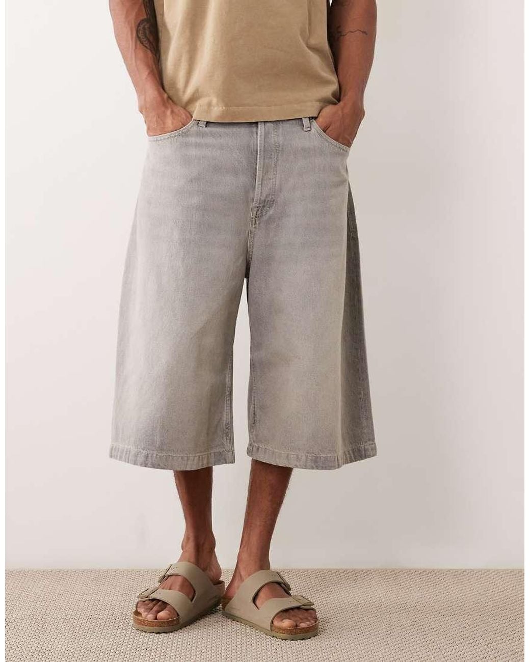 Jack & Jones Natural Super baggy Jorts for men
