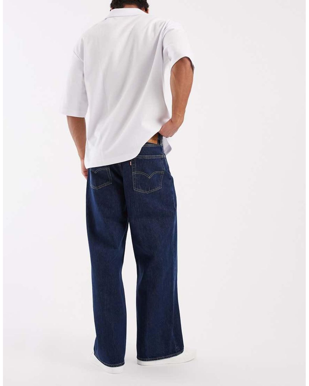 Levi's Blue baggy Wide Leg Jeans for men
